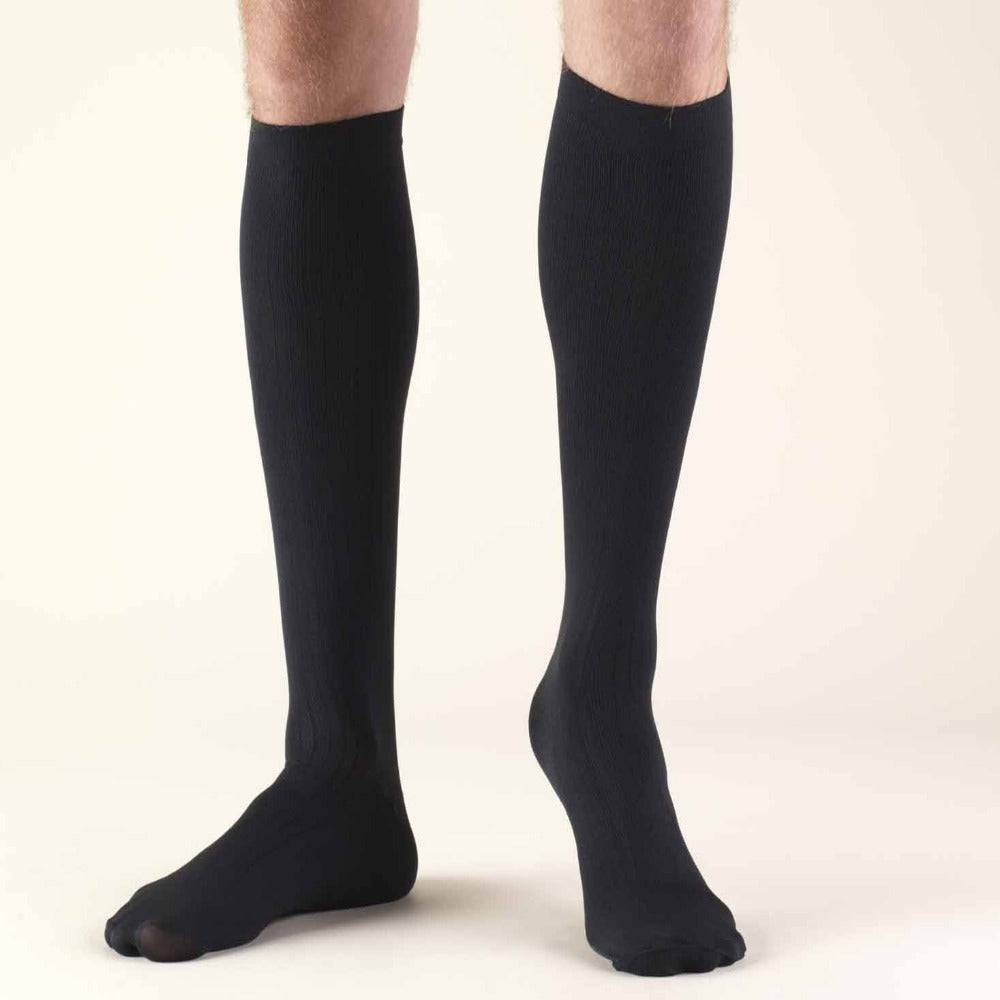 Second Skin Men's 20-30 mmHg Dress Knee High Socks